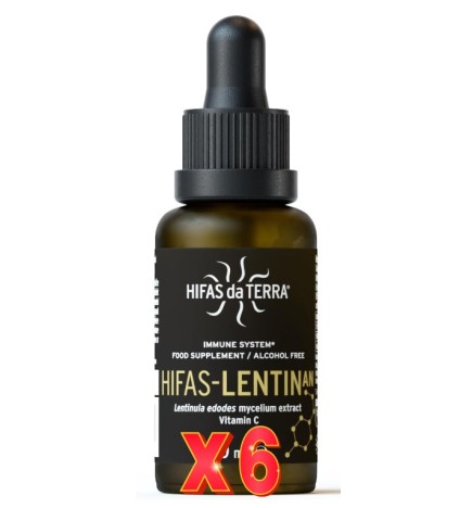 Pack de 6 unidades Hifas-Lentinan  30 Ml Hifas da Terra