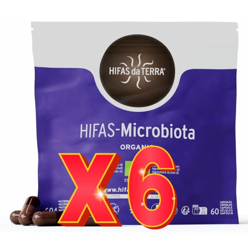 Pack de 6 unidades Hifas-Microbiota Eco Doypack 60 Capsulas Hifas da Terra Pack de 6 unidades Hifas-Microbiota Eco Doypack 60 Capsulas Hifas da Terra