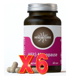 Pack de 6 unidades Hifas-Menopause  60 Capsulas Hifas da Terra