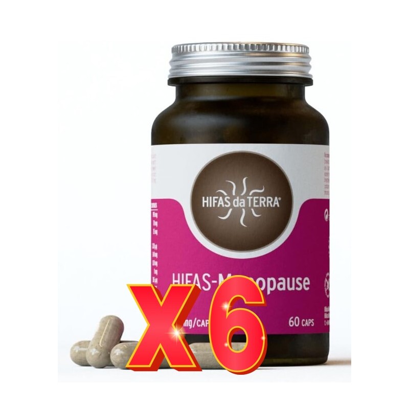 Pack de 6 unidades Hifas-Menopause 60 Capsulas Hifas da Terra Pack de 6 unidades Hifas-Menopause 60 Capsulas Hifas da Terra
