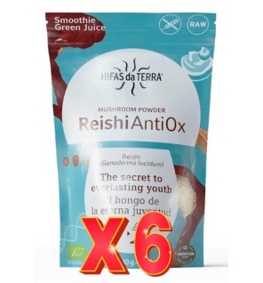 Pack de 6 unidades Reishiantiox Eco  100 Gramos Hifas da Terra