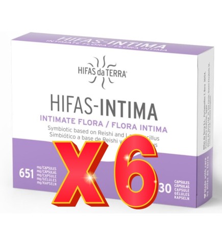 Pack de 6 unidades Hifas-Intima  30 Capsulas Hifas da Terra