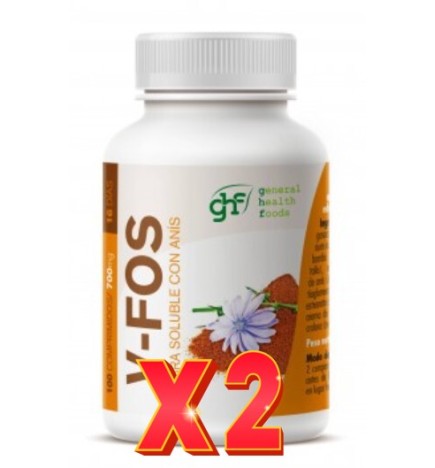 Pack de 2 unidades Vientre Plano 600Mg 100 Comprimidos Ghf