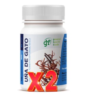 Pack de 2 unidades Uña De Gato 500Mg 100 Comprimidos Ghf