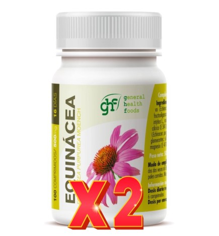 Pack de 2 unidades Equinacea 500Mg 100 Comprimidos Ghf
