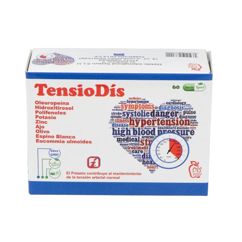 Tensiodís, 60 cáp. Dis Tensiodís, 60 cáp. Dis