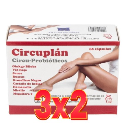 Pack de 3x2 unidades Circuplán Circu- Probiótic 60 cápsulas Dis