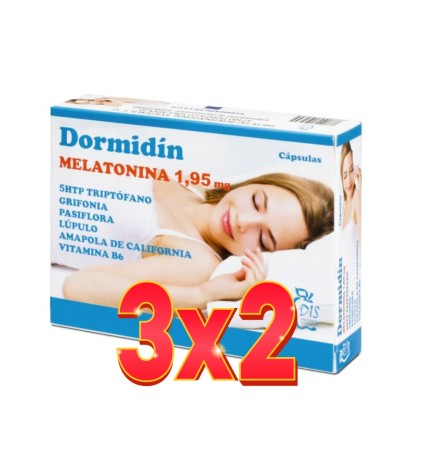 Pack de 3x2 unidades Duermedis 60 capsulas Dis