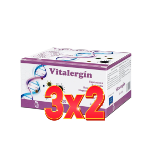 Pack de 3x2 unidades Vitalergín (20 viales de 10 ml) Dis