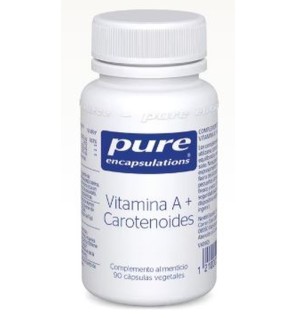 Vitamina A+ Carotenoides 90 cápsulas Pure Encapsulation