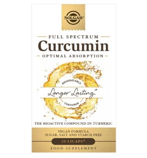 Full Spectrum Cúrcuma 30 Licaps® Solgar