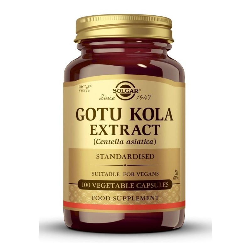 Full Potency Gotu Kola 100 Cápsulas Solgar Full Potency Gotu Kola 100 Cápsulas Solgar