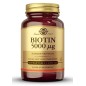 Biotina 5000 Mcg 100 Cápsulas Solgar Biotina 5000 Mcg 100 Cápsulas Solgar