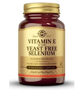 Vitamina E Con Selenio 50 Cápsulas Solgar