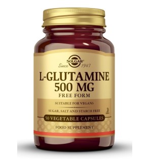 L-Glutamina 500 Mg 50 Cápsulas Solgar