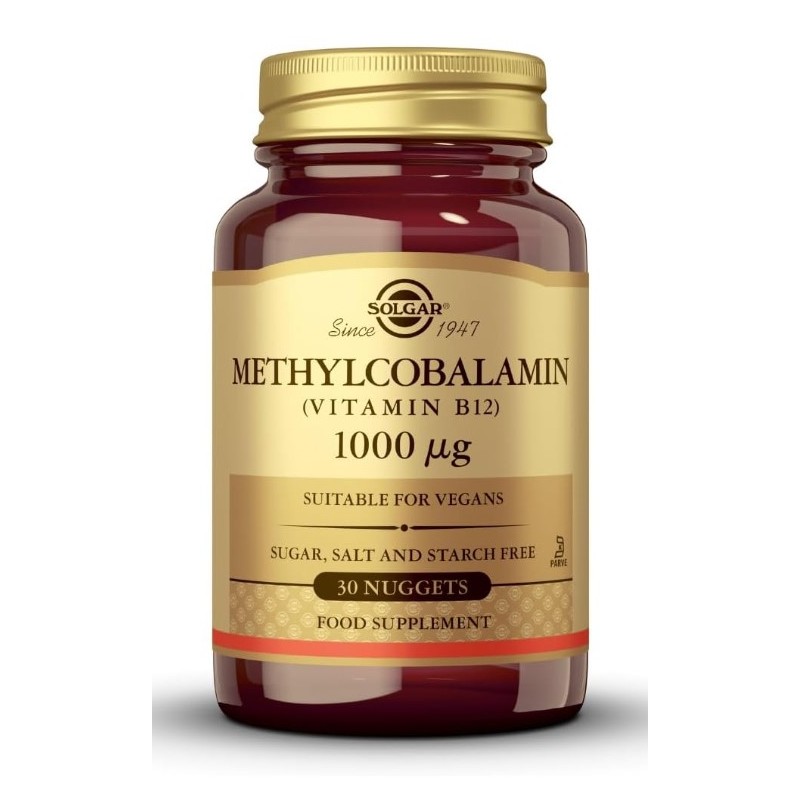 Metilcobalamina 1000 Mcg 30 Comprimidos Masticables Solgar Metilcobalamina 1000 Mcg 30 Comprimidos Masticables Solgar