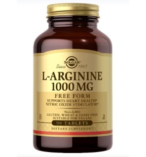 L-Arginina 1000 Mg 90 Comprimidos Solgar