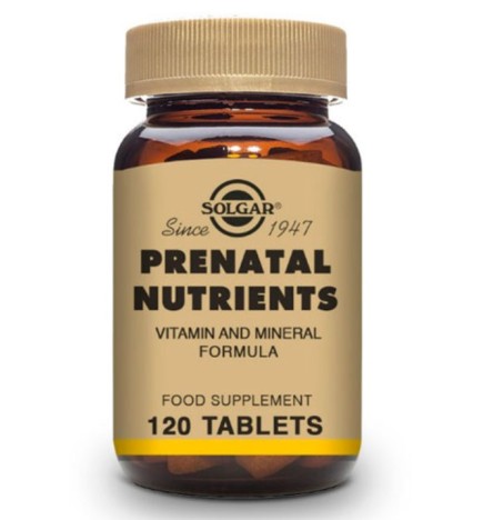 Prenatal Nutrients 120 Comprimidos Solgar