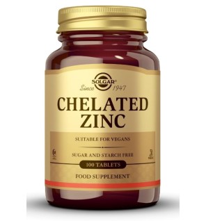 Zinc Quelado 100 Comprimidos Solgar