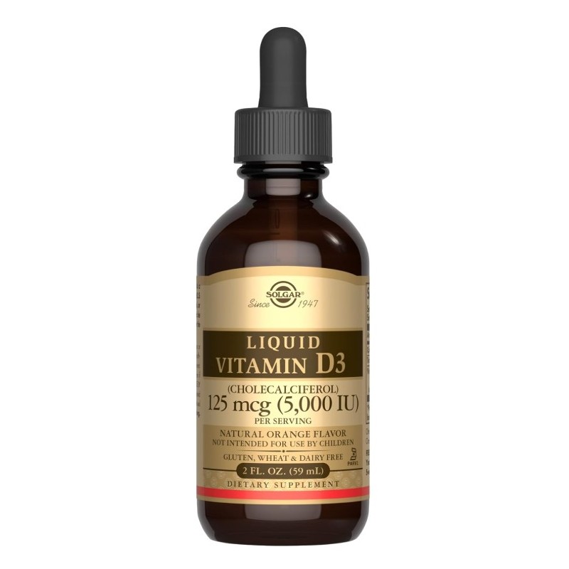 Vitamina D3 Liquida 2500 Ui 59 Ml Solgar Vitamina D3 Liquida 2500 Ui 59 Ml Solgar