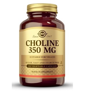 Colina 350 Mg 100 Cápsulas Solgar