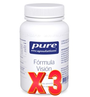 Pack de 3 unidades Fórmula Visión 60 cápsulas Pure Encapsulation