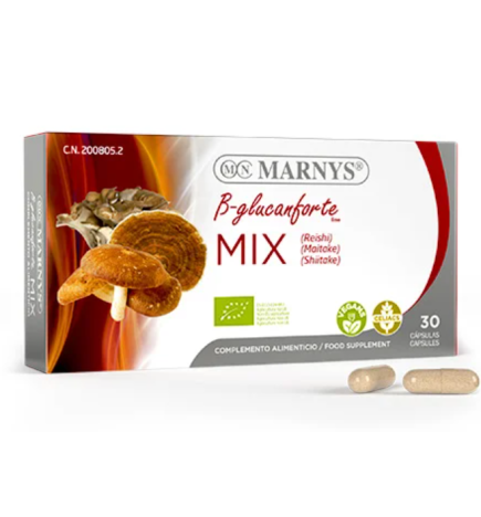 Mix Shitake-Reishi-Maitake 30 Capsulas Marnys