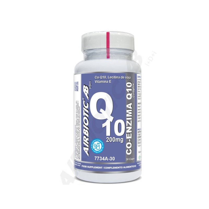 Q-10 Ab Complex 200 Mg (Con Lecitina De Soja Y Vitamina E) 30 Caps Airbiotic Q-10 Ab Complex 200 Mg (Con Lecitina De Soja Y Vitamina E) 30 Caps Airbiotic