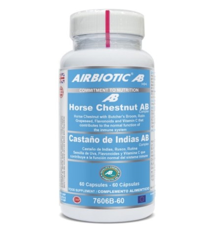 Castaño De Indias Ab Complex (Con Rusco, Hesperidina, Diosmina, Rutina, Semilla De Uva Y Vitamina C) 60 Caps Airbiotic