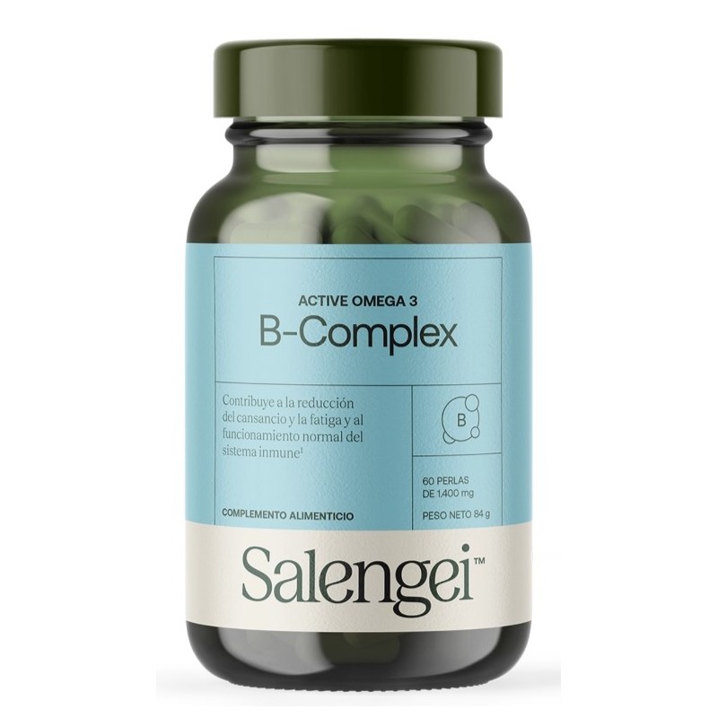 Active Omega 3 B-Complex 60 Perlas de Salengei