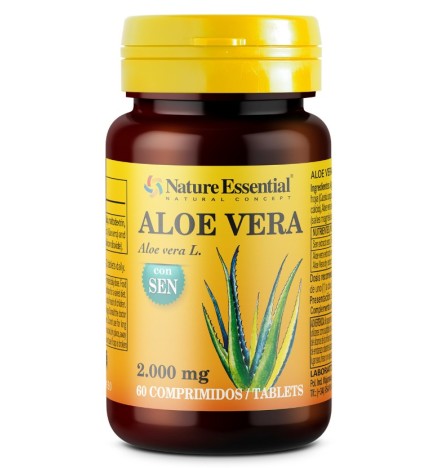 Aloe vera 2000 mg con sen 60 comprimidos Nature Essential
