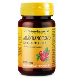 Arandano rojo 5000 mg (ext seco 200 mg) 60 capsulas Nature Essential