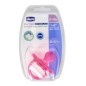 Chupete Physio Soft Silicona Anat Rosa 12M+ 1Un Chicco