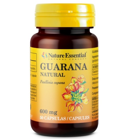 Guarana 600 mg 50 capsulas Nature Essential