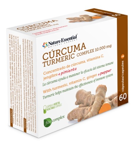 Curcuma (complex) 10000 mg 60 capsulas vegetales Nature Essential