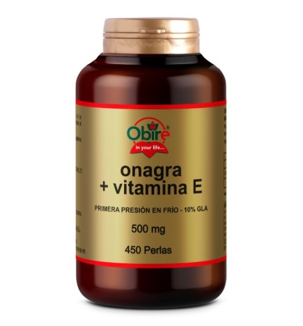 Aceite de onagra 500 mg (10% GLA) 450 perlas Obire