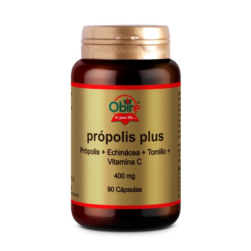 Propolis PLUS 400 mg 90 capsulas Obire Propolis PLUS 400 mg 90 capsulas Obire