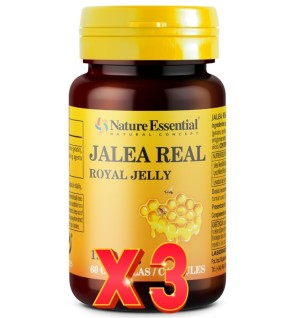 Pack 3 unidades Jalea real 1000 mg 60 capsulas Nature Essential