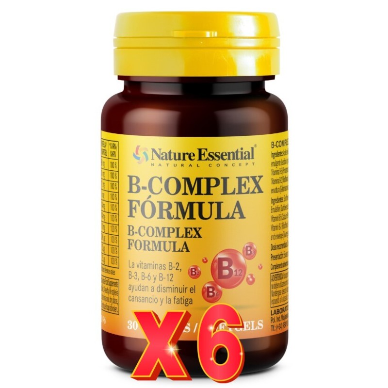 Pack 6 uds B-complex formula 30 perlas Nature Essential