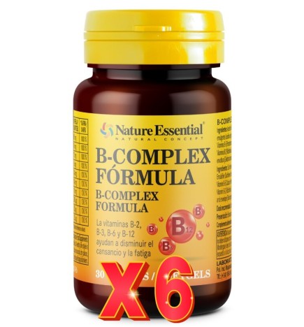 Pack 6 uds B-complex formula 30 perlas Nature Essential