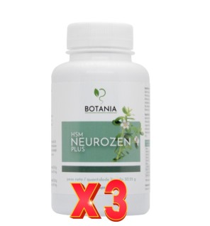 Pack de 3 unidades Hsm Neurozen Plus 50 Cápsulas Botania