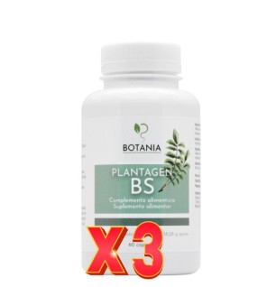 Pack de 3 unidades Plantagen Bs (Boswellia) 60 Cápsulas Botania