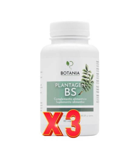 Pack de 3 unidades Plantagen Bs (Boswellia) 60 Cápsulas Botania
