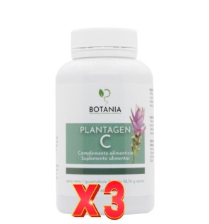 Pack de 3 unidades Plantagen C (Cúrcuma) 60 Cápsulas Botania