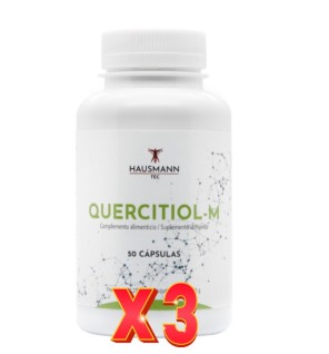 Pack de 3 unidades Quercitiol-M 50 Cápsulas Hausmann