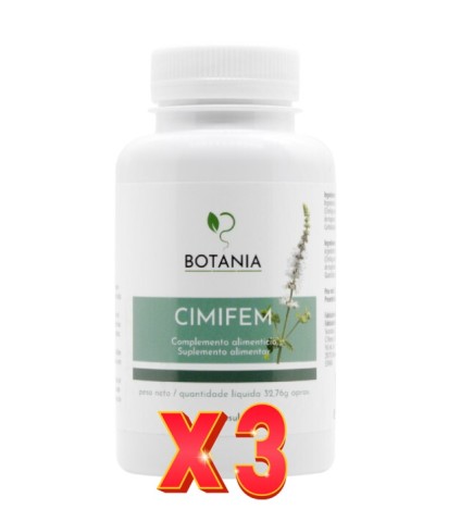 Pack de 3 unidades Cimifem 60 Cápsulas Botania