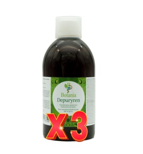 Pack de 3 unidades Depuryren Jarabe 500 Ml Botania