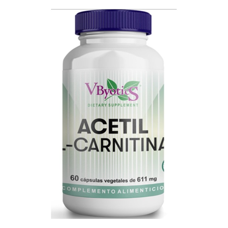Acetil- L- Carnitina 500 Mg 60 Cápsulas  Vbyotics