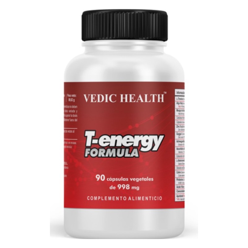 T-Energy Formula 90 Cápsulas Vegetales Vbyotics T-Energy Formula 90 Cápsulas Vegetales Vbyotics
