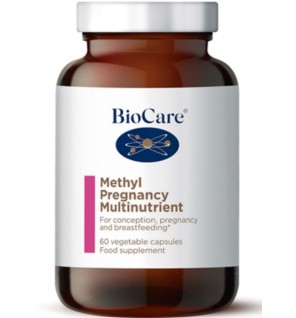 Methyl Pregnancy Multinutrient 60 Cápsulas Vegetales Biocare